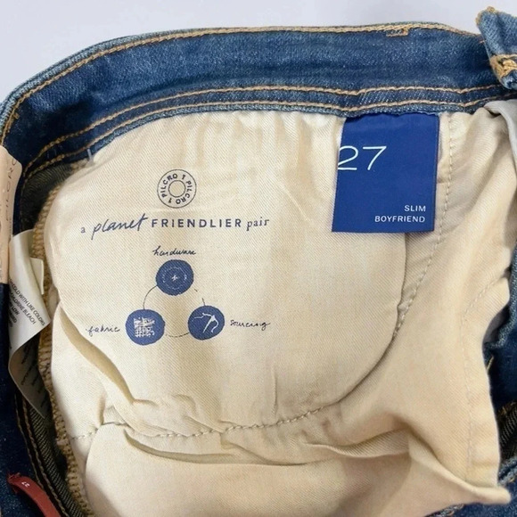 NWT ANTHROPOLOGIE | PILCRO THE SLIM BOYFRIEND JEANS - Picture 13 of 16